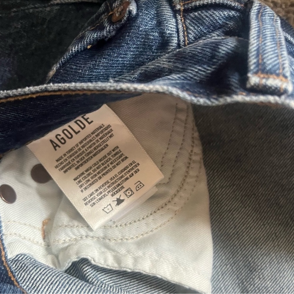 Agolde Parker Long Shorts - Picture 7 of 13
